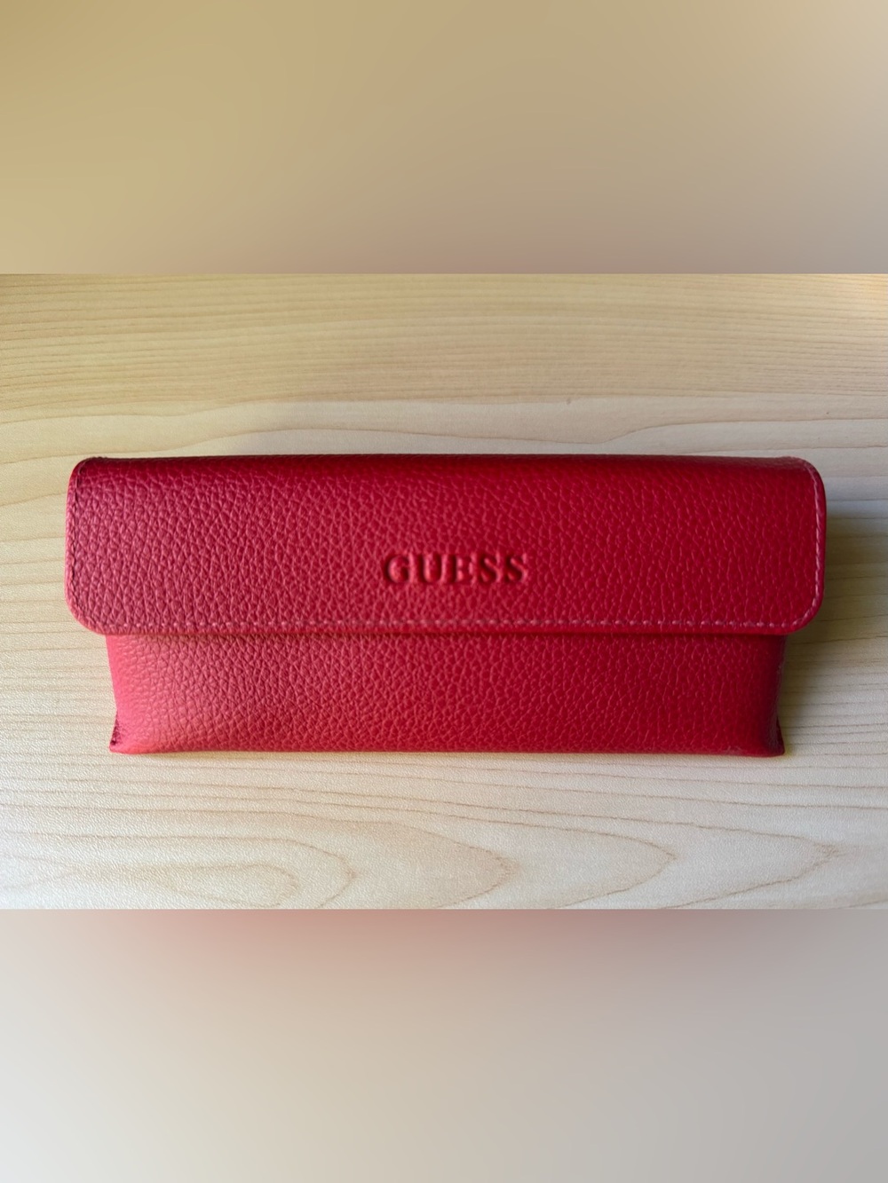 GUESS Red Eyewear Case